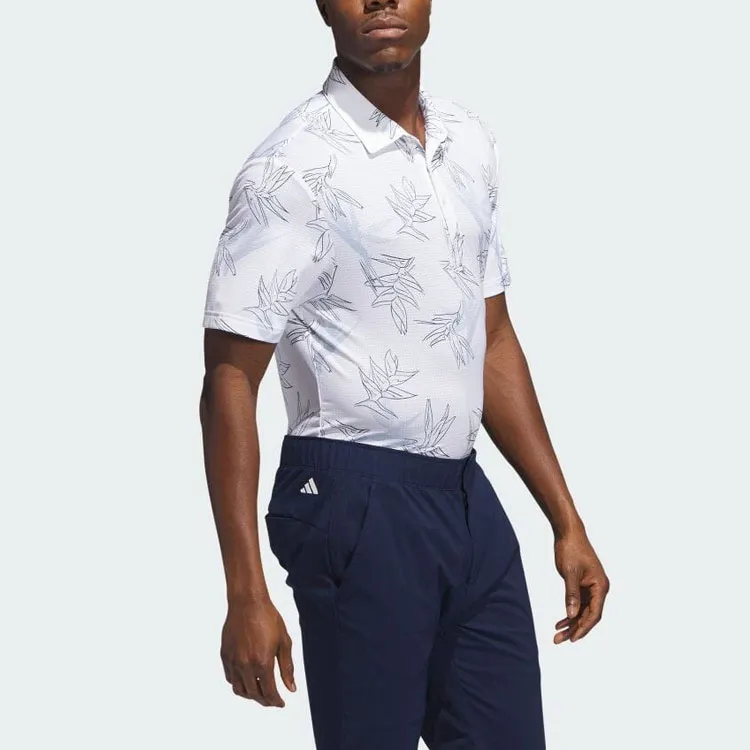 Adidas Polo Shirts Men White-4