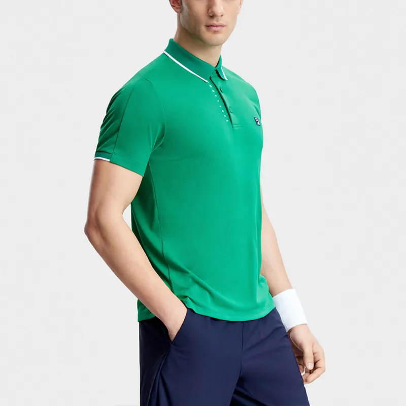 FILA Polo Shirt Men's Ethereal Grass Green-3