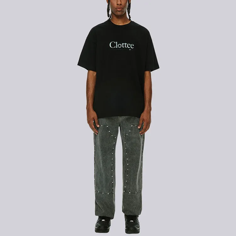 Afgk X CLOTTEE X AFGK Co Brand Series SS23 T Shirts Unisex Black-4