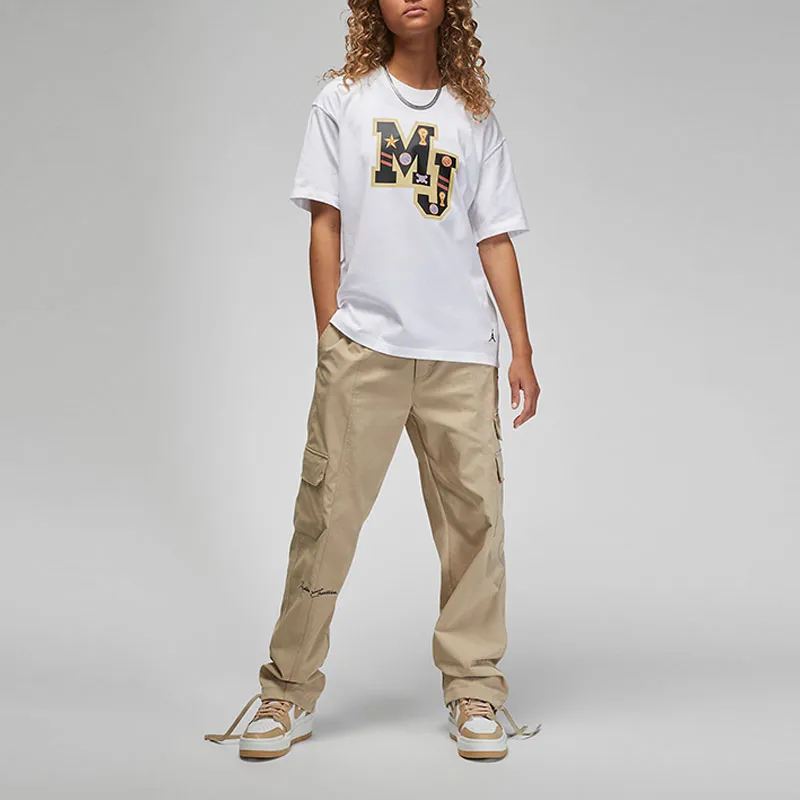 Jordan T Shirts Women's White-2