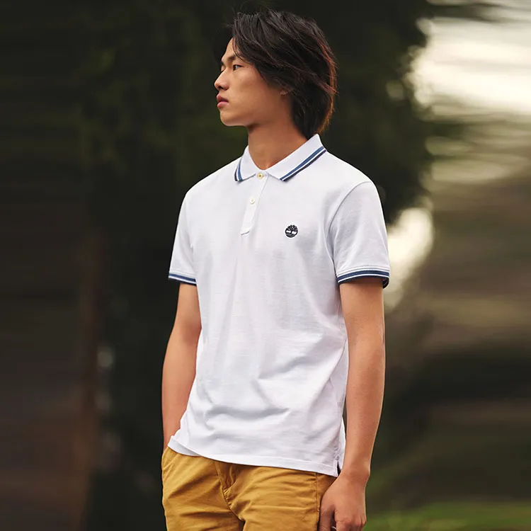 Timberland Polo Shirt Men's White-6