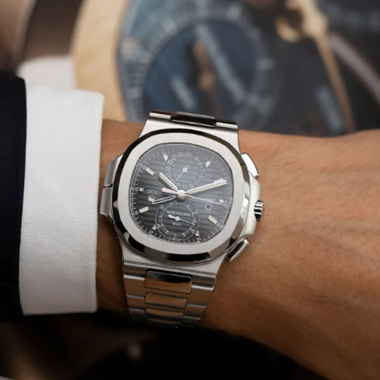 PATEK PHILIPPE Men Sporty Elegant NAUTILUS Series Watch-3