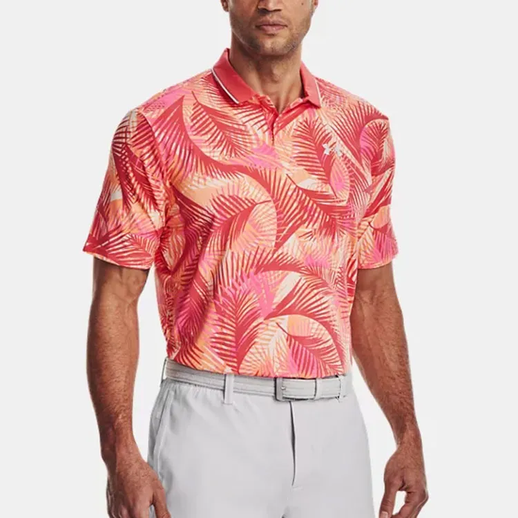 Under Armour Polo Shirts Men Pink-4
