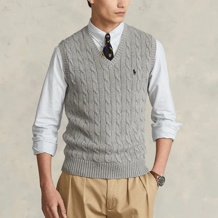 Polo Ralph Lauren Vest Men's Gray-2