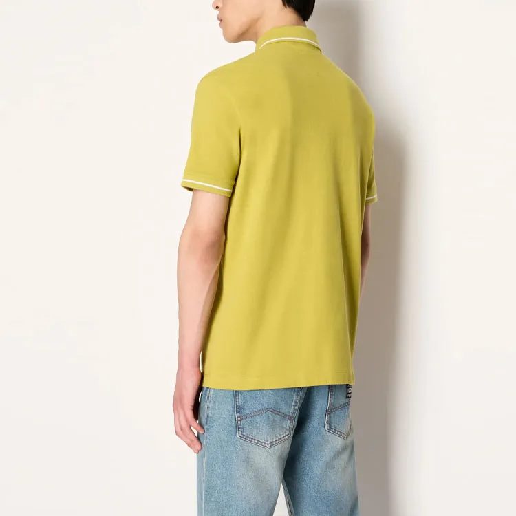 ARMANI EXCHANGE Polo Shirts Men Lime Green-3
