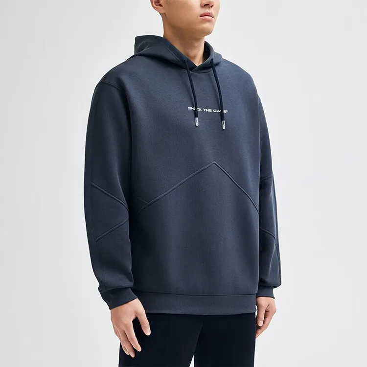 Anta Basketball Collection Sweatshirt Men's Shrimp Gray-4