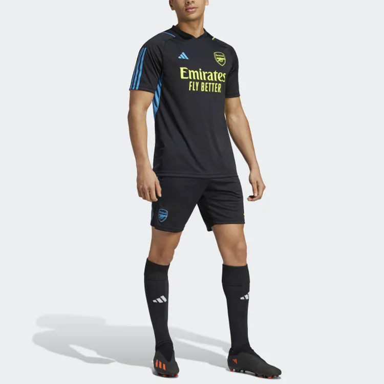 adidas Arsenal Tiro 23 Training Soccer Jersey Black-5