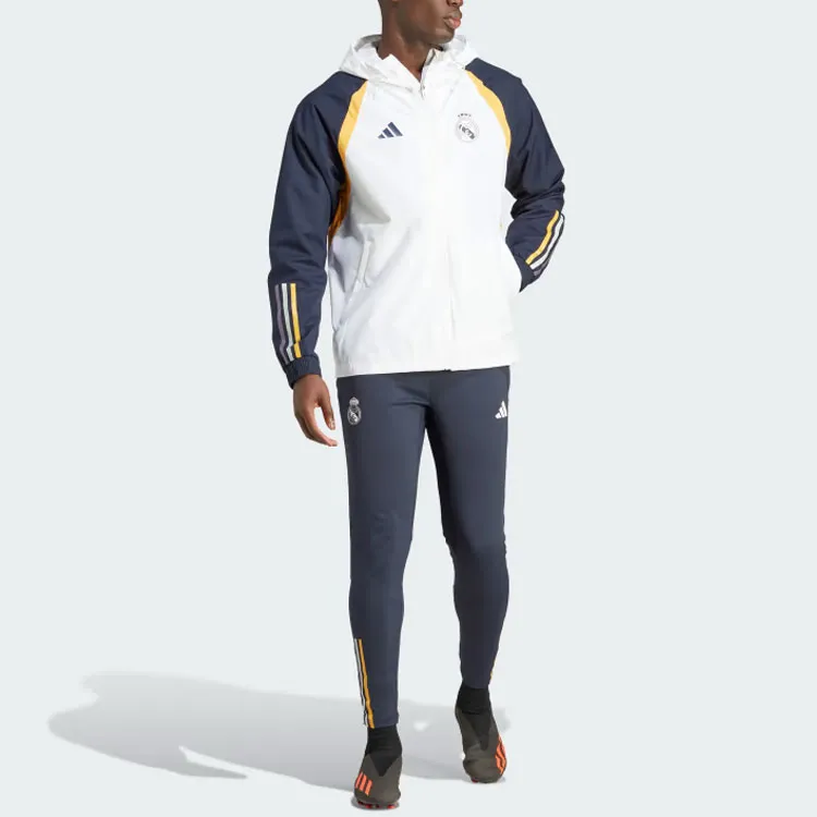 Adidas Real Madrid Jackets Men White-4
