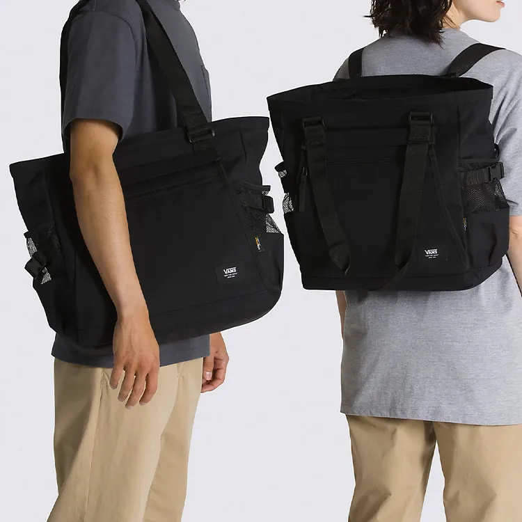Vans Tote Bag Shopping Bag Shoulder Bag Handbag Unisex Black-3