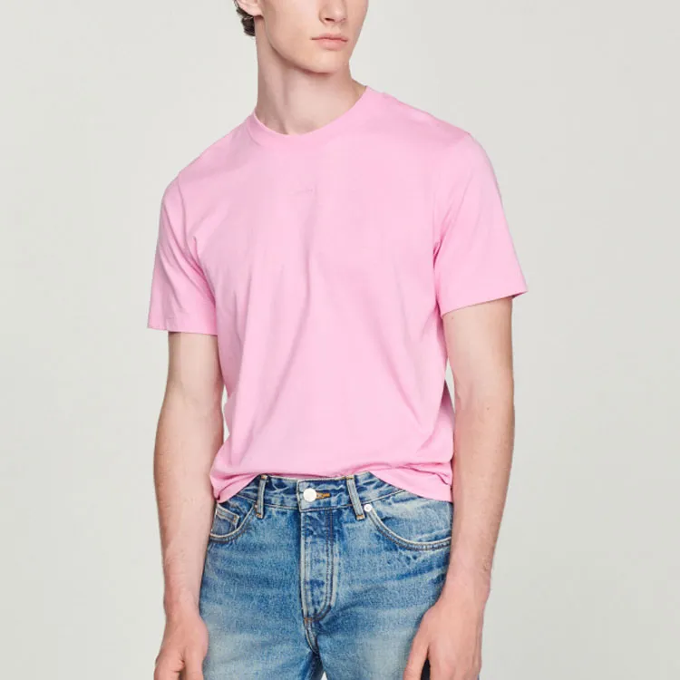 Sandro T-Shirts Men Pink-3
