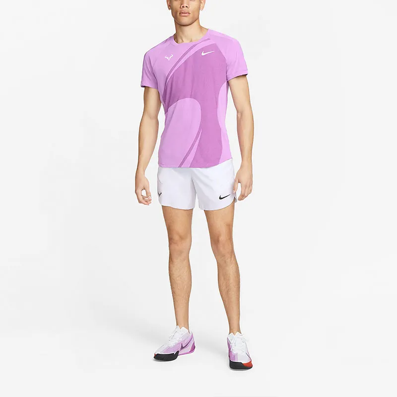 Nike T Shirt Men's Rush Purple Red-3