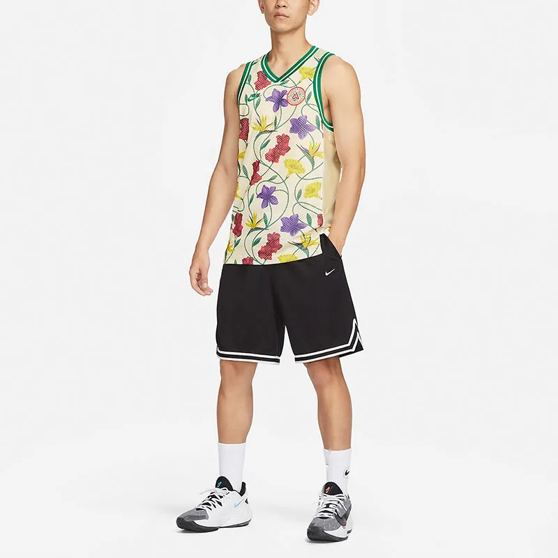 Nike Basketball Jerseys Men Light Ivory White-2