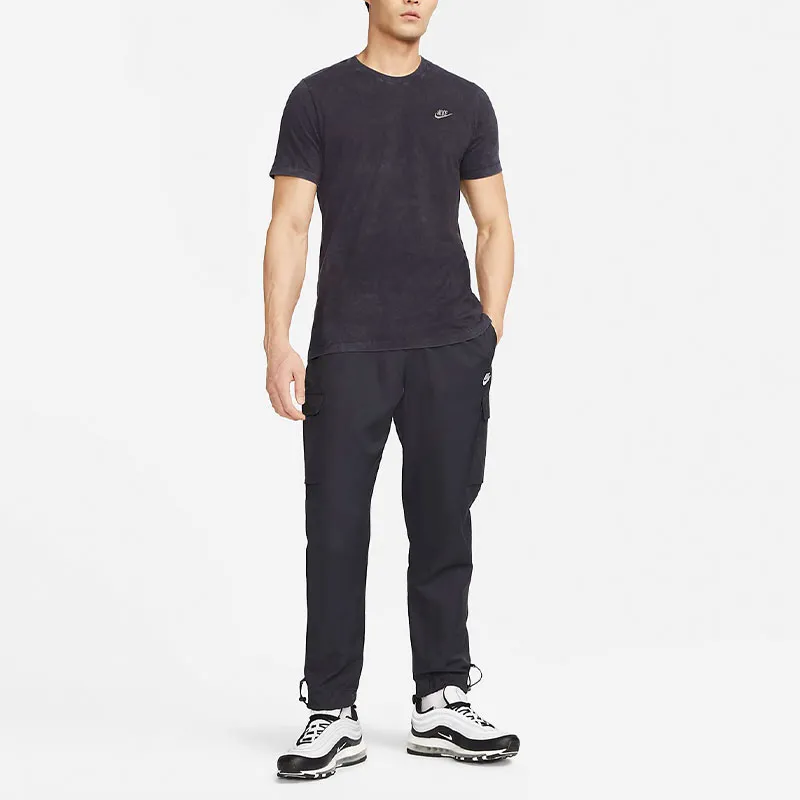 Nike T Shirts Men Black-2