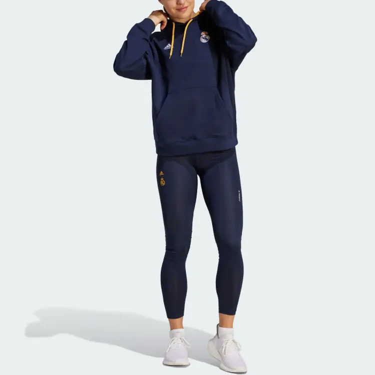 Adidas Real Madrid Sweatshirts Women's Ink Blue-4