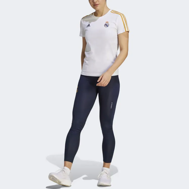 Adidas Real Madrid T-Shirts Women's White-4