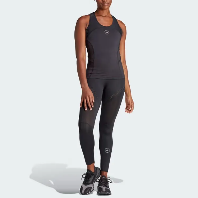 Adidas Logo Printed Racerback Tank Top-2