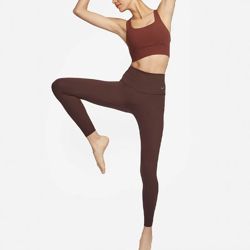 Nike Zenvy Sports Pants Women's Earth Umber-2