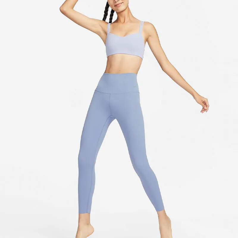 Nike Zenvy Sports Pants Women's Gray Slate Blue-2