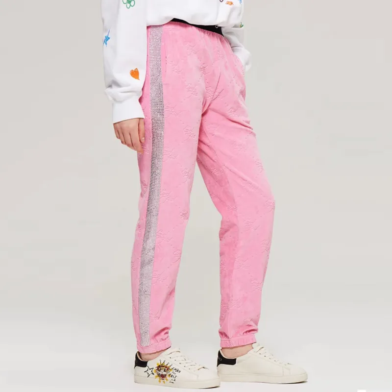 Ed Hardy Casual Pants Women's Cherry Blossom Pink-3