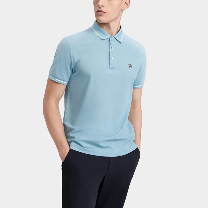 FILA Polo Shirts Men Forget-Me-Not Blue-3