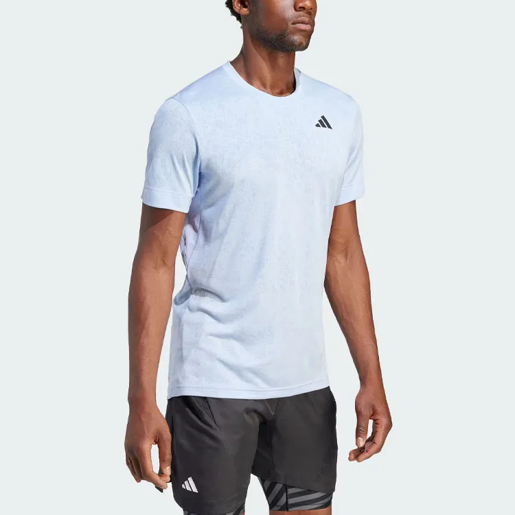 Adidas T Shirt Men's Light Pink Blue-4