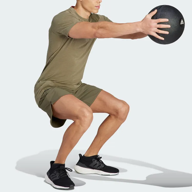 Adidas T-Shirt Men's Strata Olive Green-4