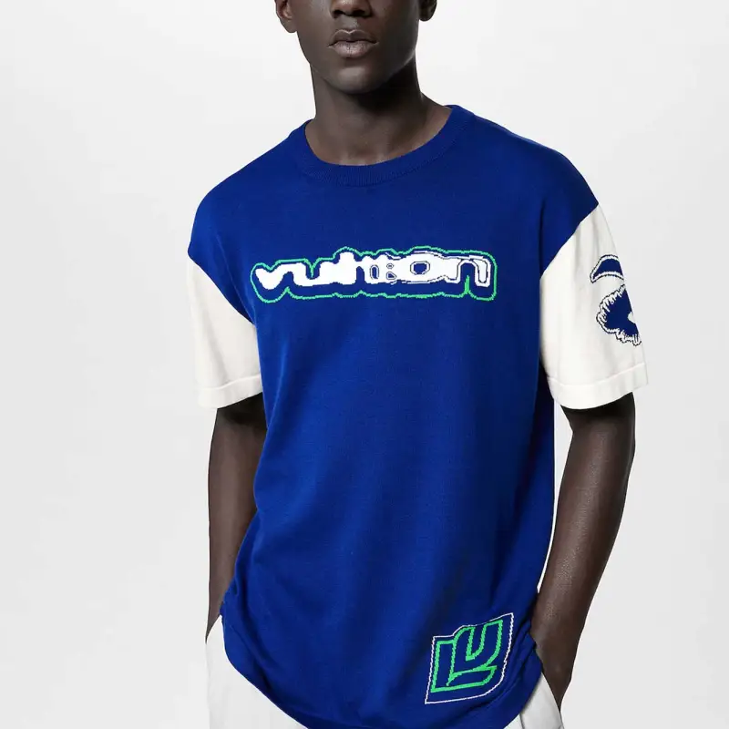 LOUIS VUITTON FW23 T Shirt Men's Blue-3