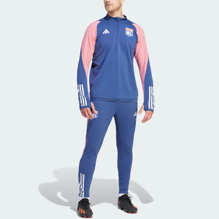 Adidas Olympique Lyonnais Soccer Jerseys Men Blue-4
