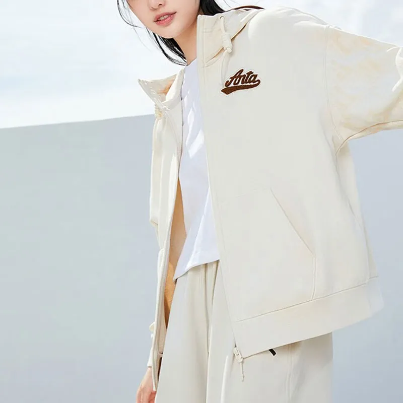 ANTA Life Collection Jackets Women's Euryale Stone White-3