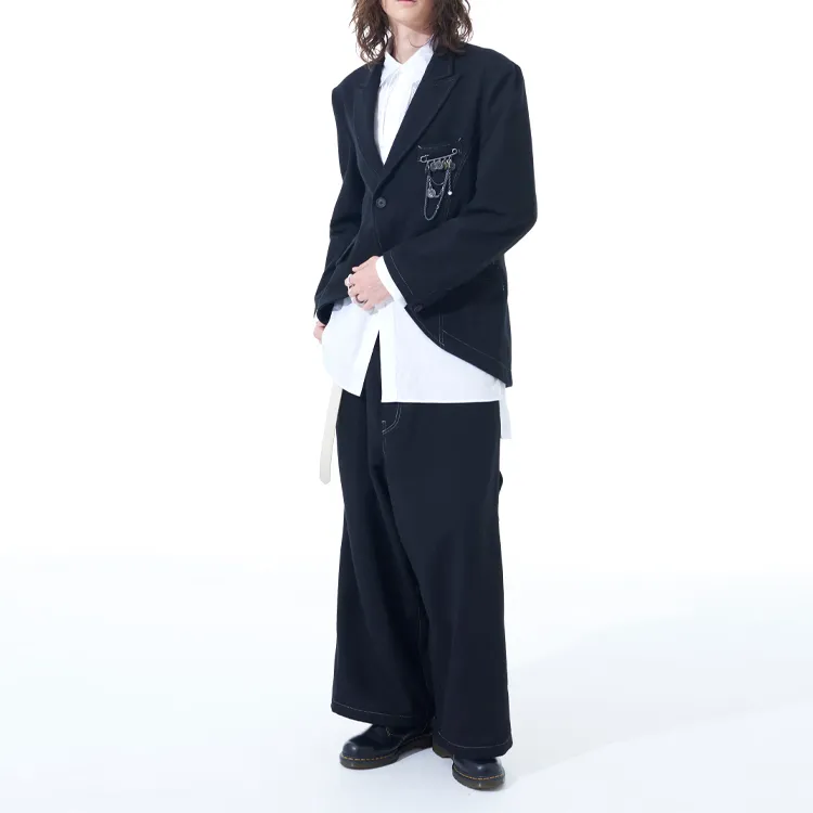 Yohji Yamamoto Jacket Unisex Black-5