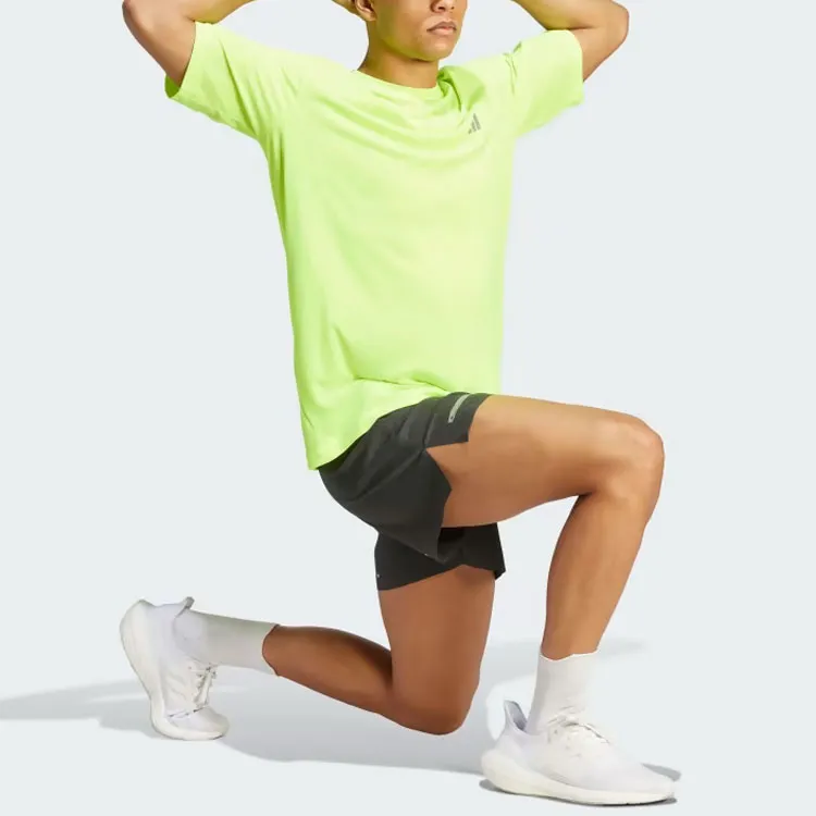 Adidas Ultimate T Shirts Men Lime Green-3
