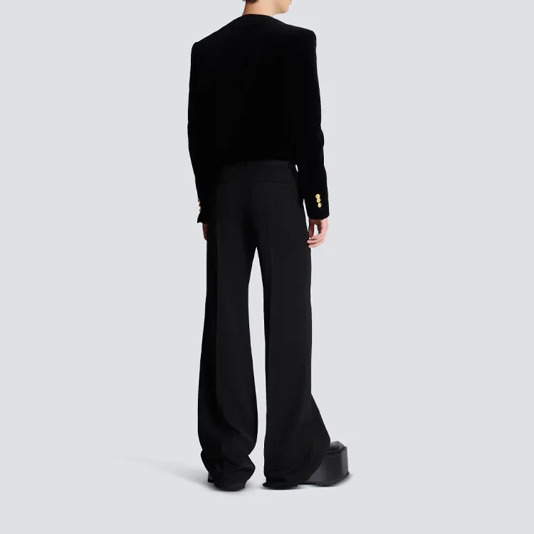 BALMAIN Fully embroidered Velvet Jacket-3