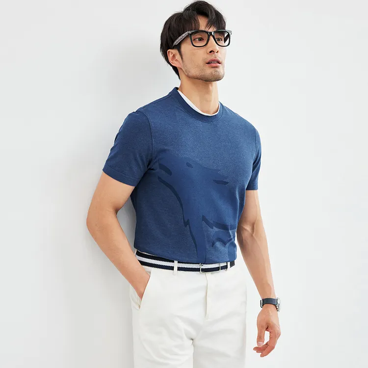 SEPTWOLVES Short sleeved Men's Royal Blue-3