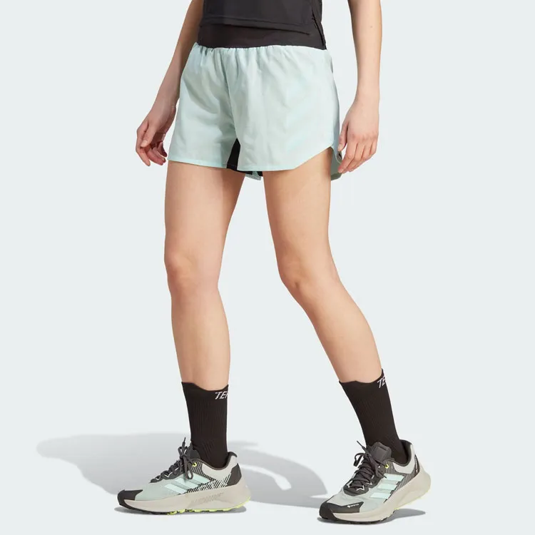 Adidas Sports Shorts Women's Aqua Green-4