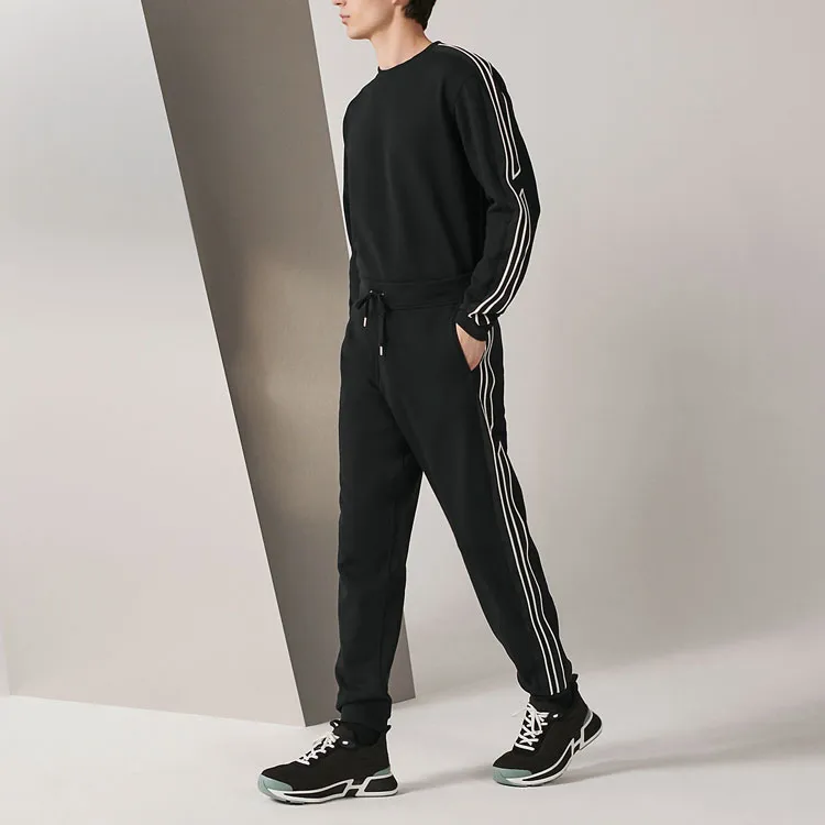HERMES FW23 Casual Pants Men's Black-4