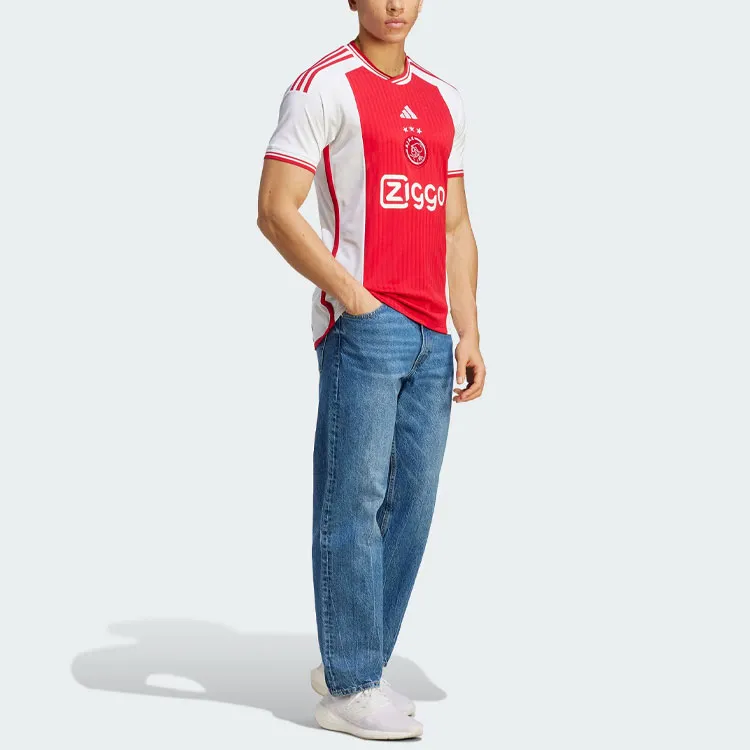 Adidas Ajax Amsterdam Soccer Jerseys Men Dark Red-5