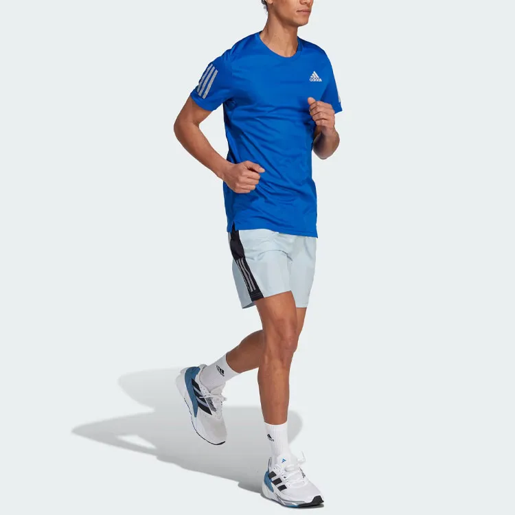Adidas T Shirts Men Blue-4