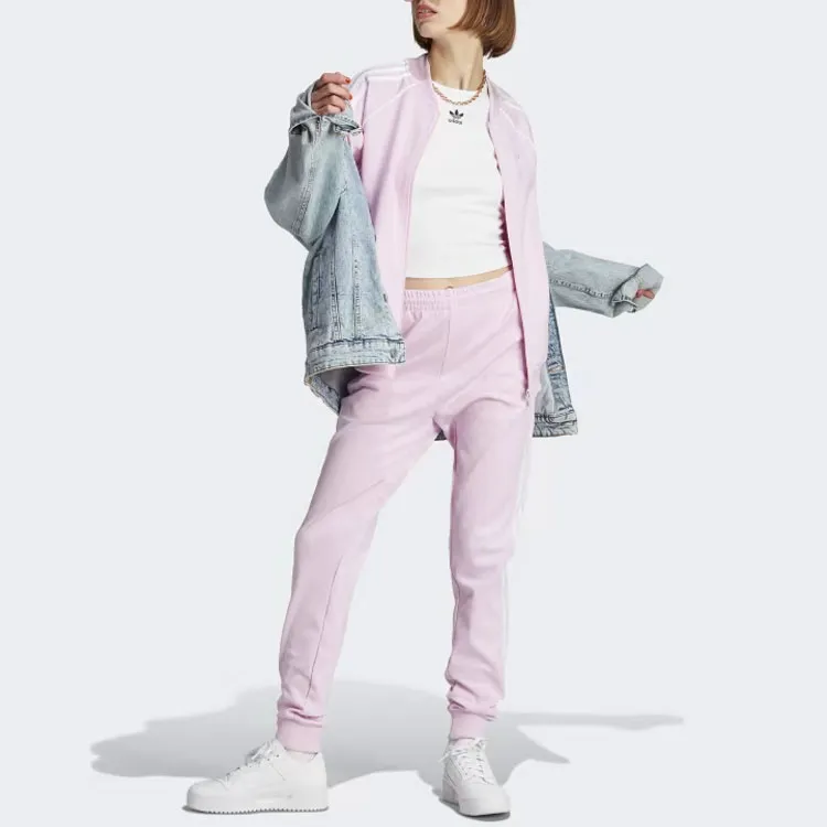 Adidas Women's Adicolor Classics Superstar Track Top Orchid Fusion-3
