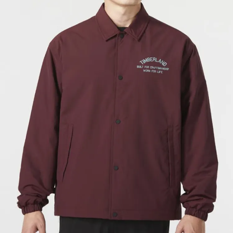 Timberland Jackets Men Dark Red-2