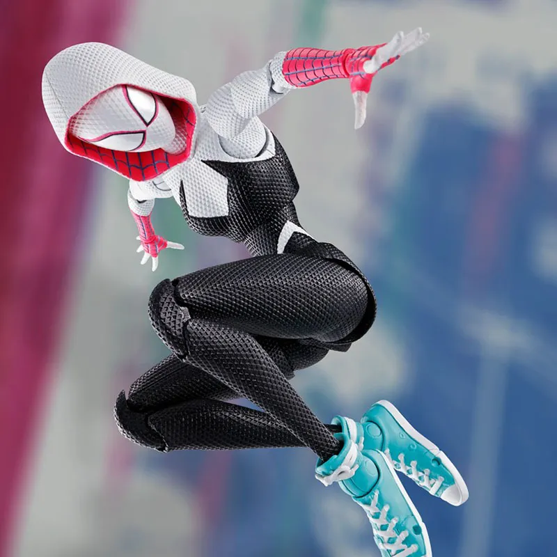 BANDAI Spider Man  Across The Spider Verse S.H.Figuarts Spider Gwen Action Figures-3