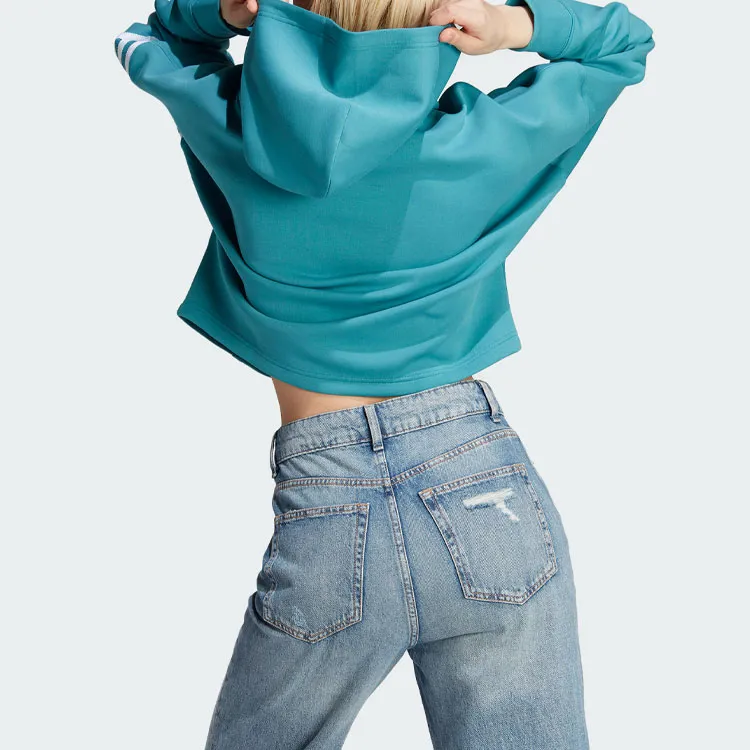 Adidas Originals Sweatshirt Women's Arctic Ocean Blue-2