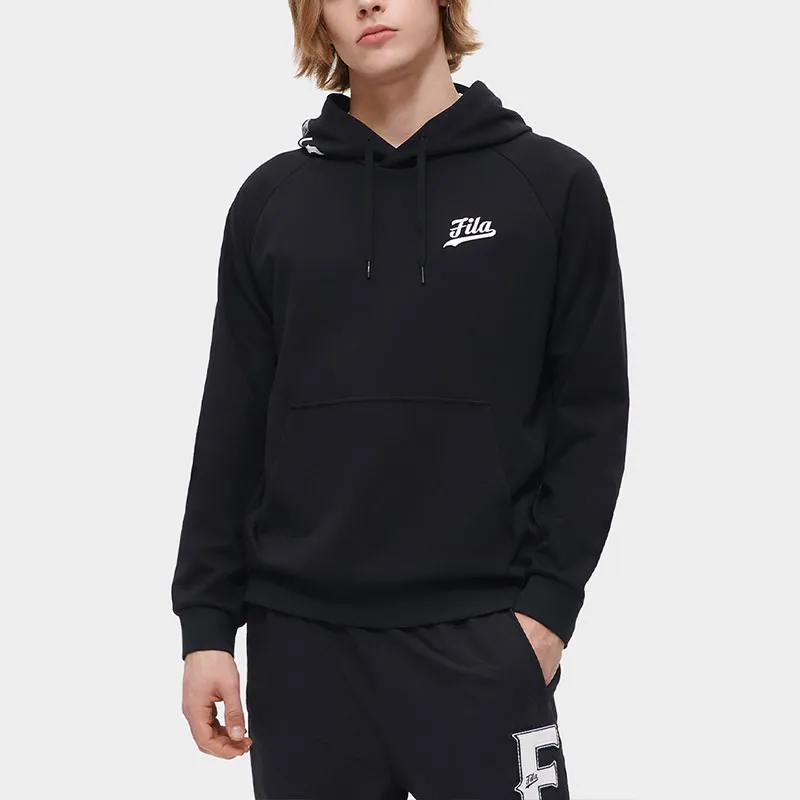 FILA FUSION BASEBALL Series Sweatshirts Men Jet Black-2
