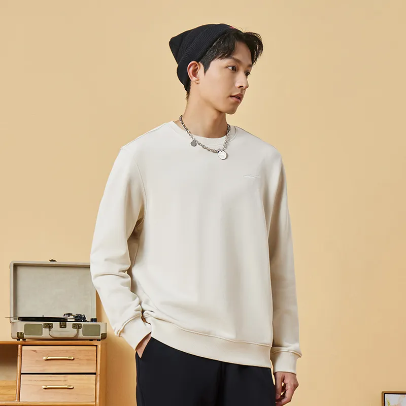 Erke Sweatshirt Men's Khaki Gray-4