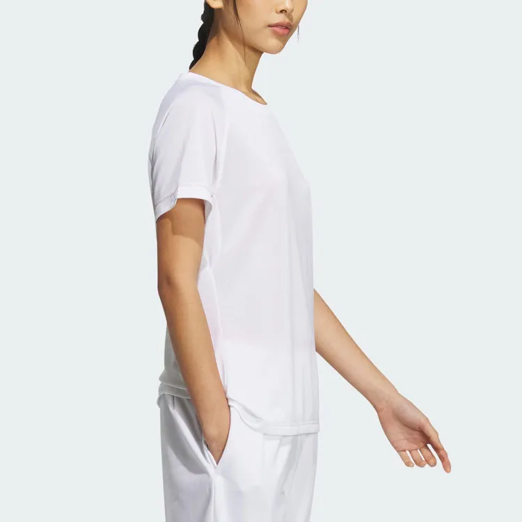 Adidas Chinese Tennis Team Olympic Series Raglan Sleeve T-Shirt Women's White-3