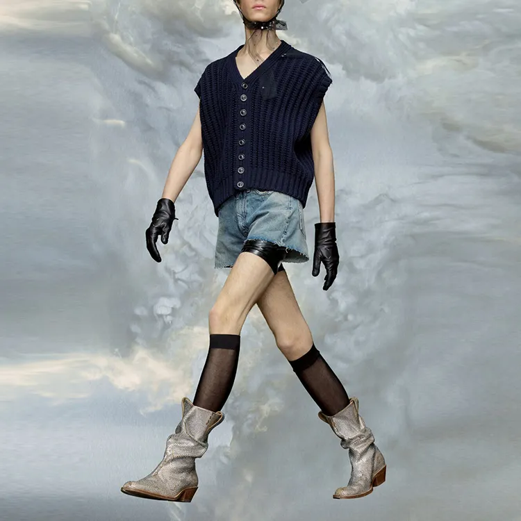 Maison Margiela Ribbed knit Wool Vest-1