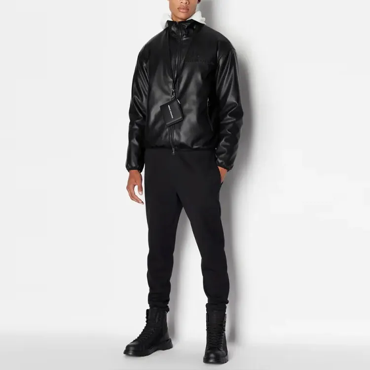 ARMANI EXCHANGEAE FW23 Puffer Jacket Men's Black-1