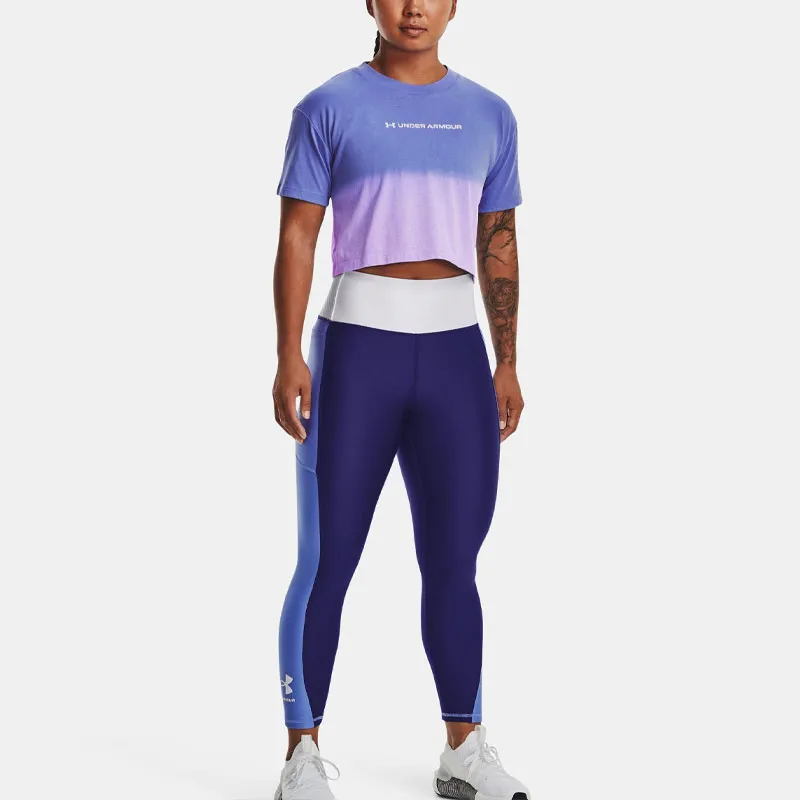 Under Armour HeatGear Yoga Pants Women's Blue-4