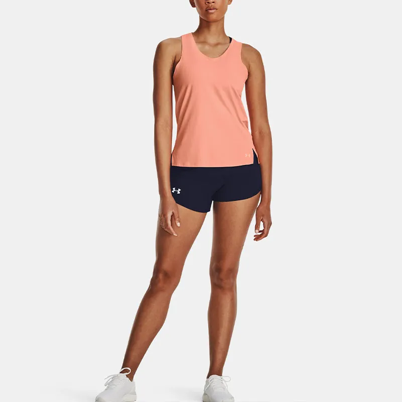 Under Armour Iso Chill Sleeveless Sports Shirts Women's Orange-4