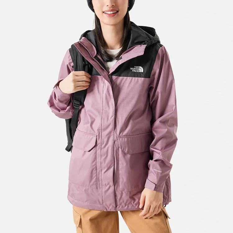 THE NORTH FACE City Outdoor Collection Windbreaker Jackets Women's Pastel Pink-2