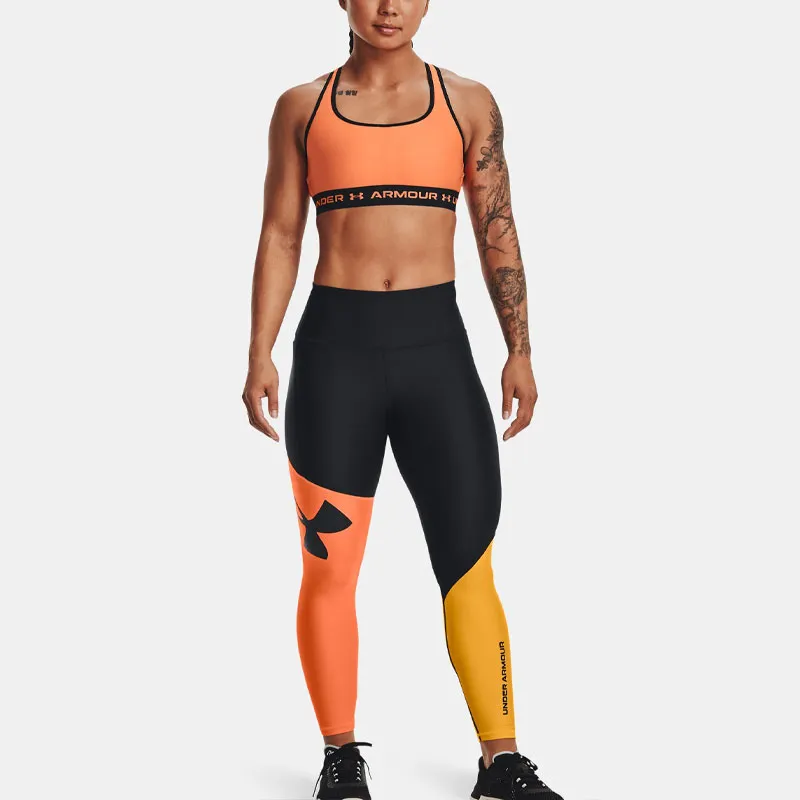 Under Armour Yoga Pants Women's Black Yellow-4
